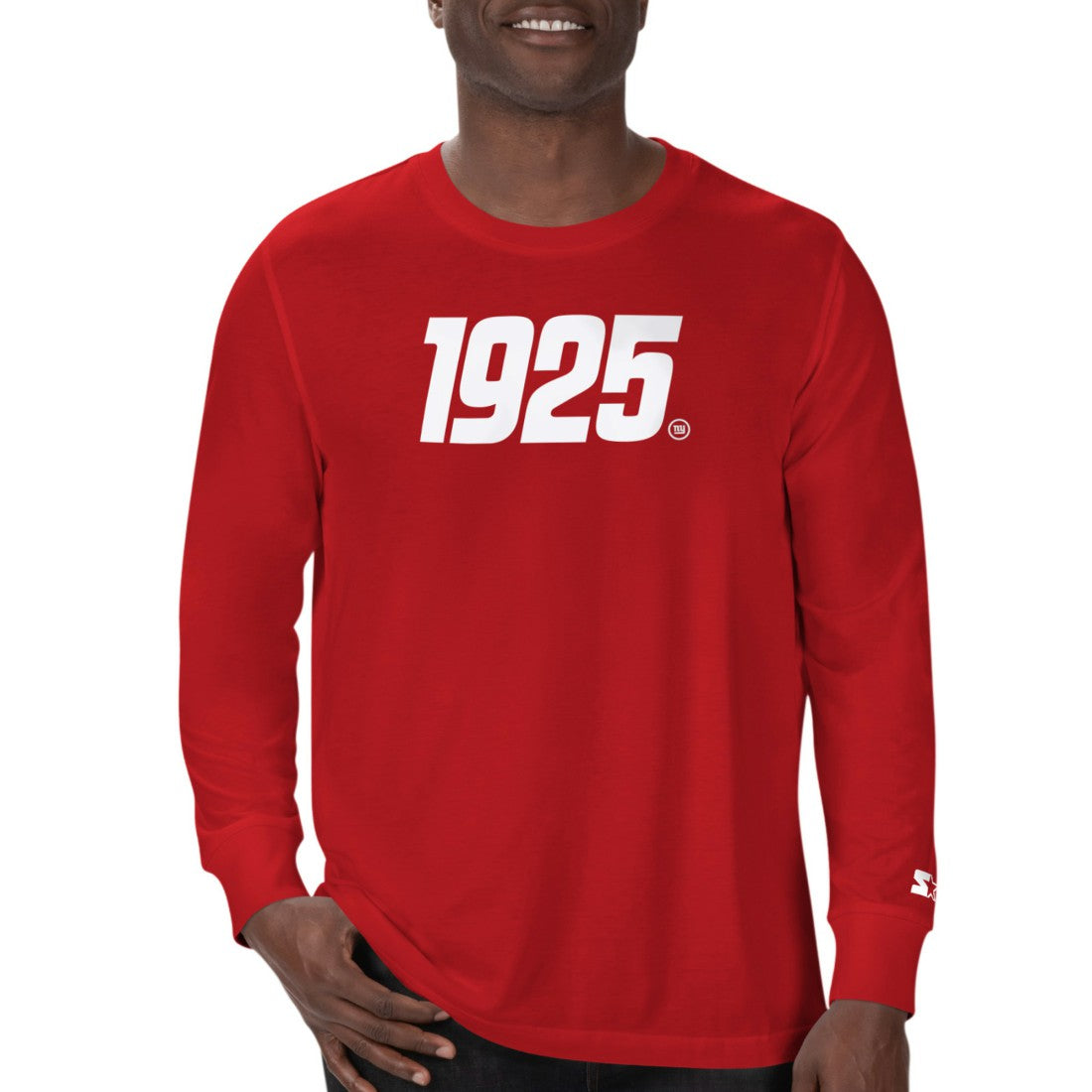 New York Giants Starter 1925 Collection Long Sleeve T-Shirt - Red T-shirts