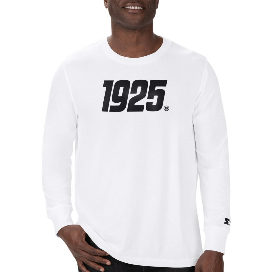 New York Giants Starter 1925 Collection Long Sleeve T-Shirt - White T-shirts