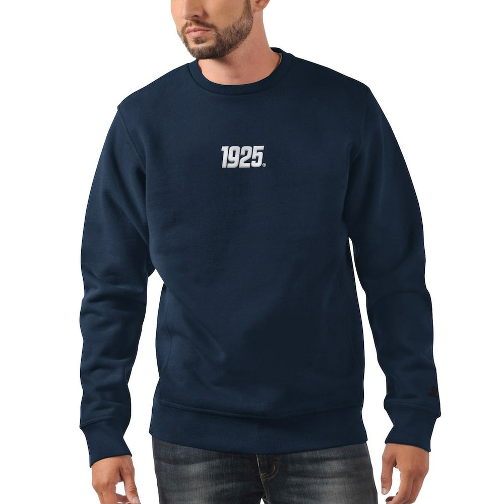New York Giants Starter 1925 Collection Long Sleeve Pullover Sweatshirt - Navy Pullover