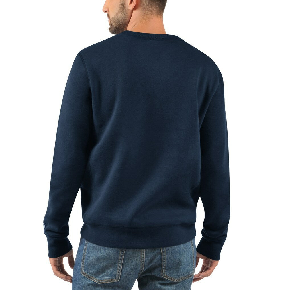 New York Giants Starter 1925 Collection Long Sleeve Pullover Sweatshirt - Navy Pullover