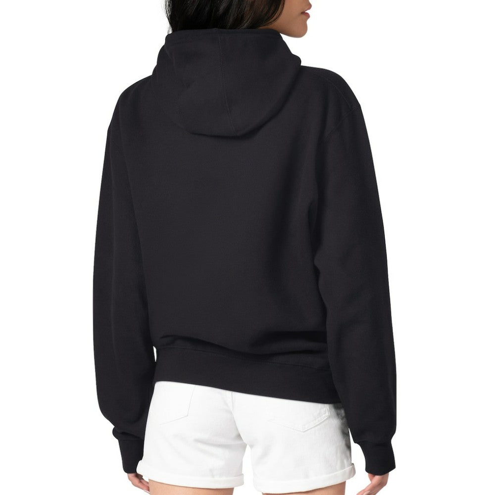 Baltimore Orioles G-III 4Her by Carl Banks Women's Leopard Heart Pullover Hoodie - Black Hoodies