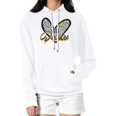 Pittsburgh Pirates G-III 4Her by Carl Banks Women's Leopard Heart Pullover Hoodie - White Hoodies