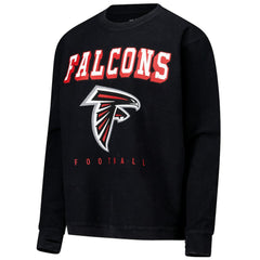 Atlanta Falcons G-III 4Her by Carl Banks Women's Comfy Cord Pullover Sweatshirt - Black Pullover