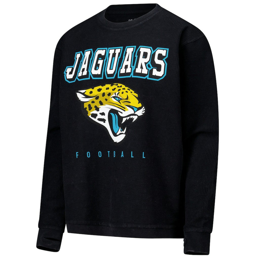 Jacksonville Jaguars G-III 4Her by Carl Banks Women's Comfy Cord Pullover Sweatshirt - Black Pullover