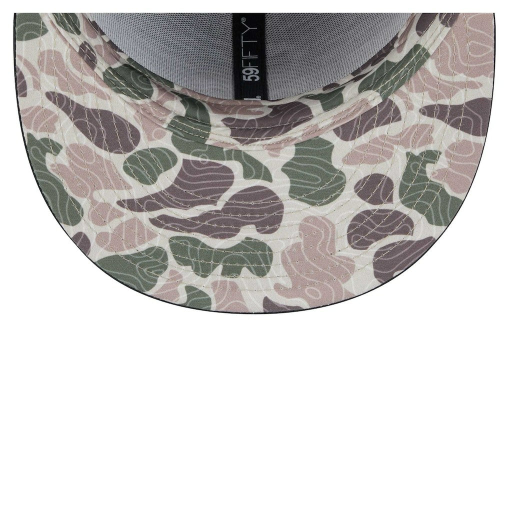 Philadelphia 76ers Camo Print UV 59FIFTY Fitted Hat Black - New Era