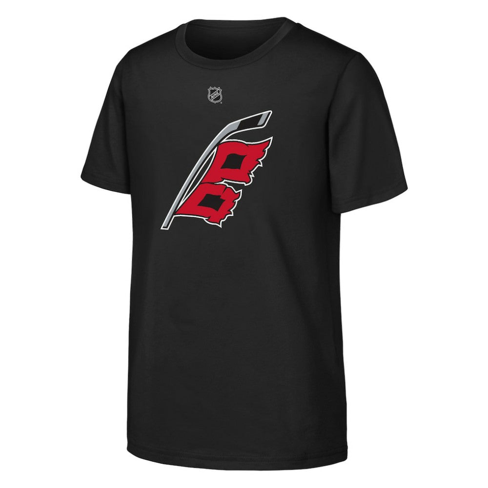 Seth Jarvis Carolina Hurricanes Youth Player Name & Number T-Shirt - Black | US 201691932