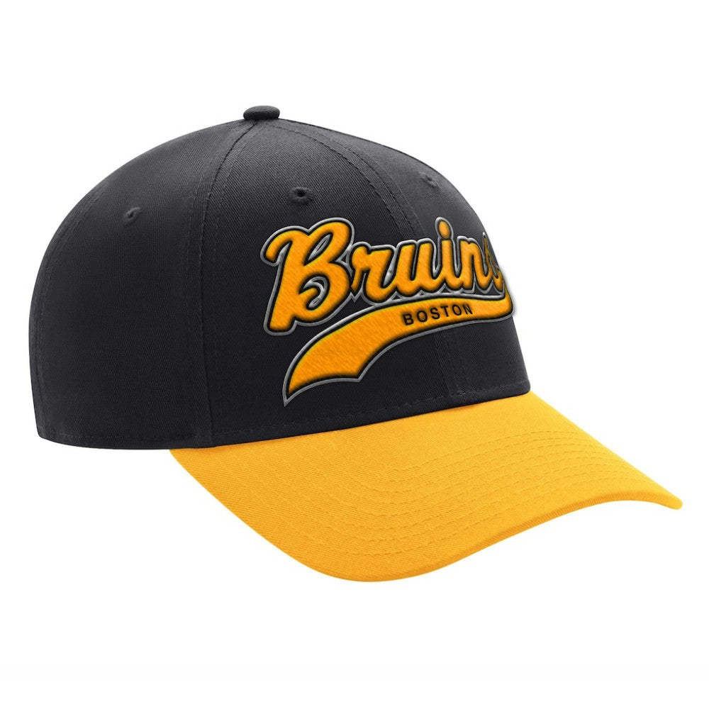 Boston Bruins Starter Two-Tone Tailsweep Mascot Adjustable Hat - Black/Gold | US 201691958