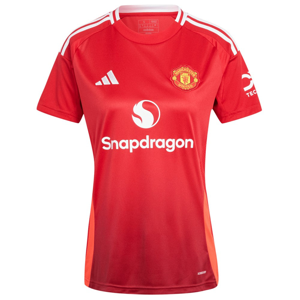 Alejandro Garnacho Manchester United Women's 2024/25 Home Replica Player Jersey Red - Adidas cheap