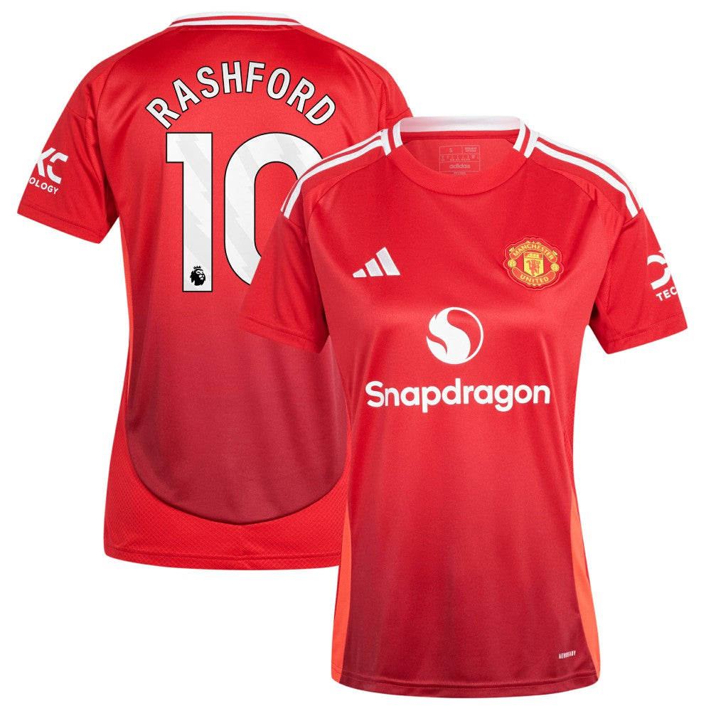 Marcus Rashford Manchester United Women's 2024/25 Home Replica Player Jersey Red - Adidas online