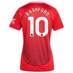 Marcus Rashford Manchester United Women's 2024/25 Home Replica Player Jersey Red - Adidas online