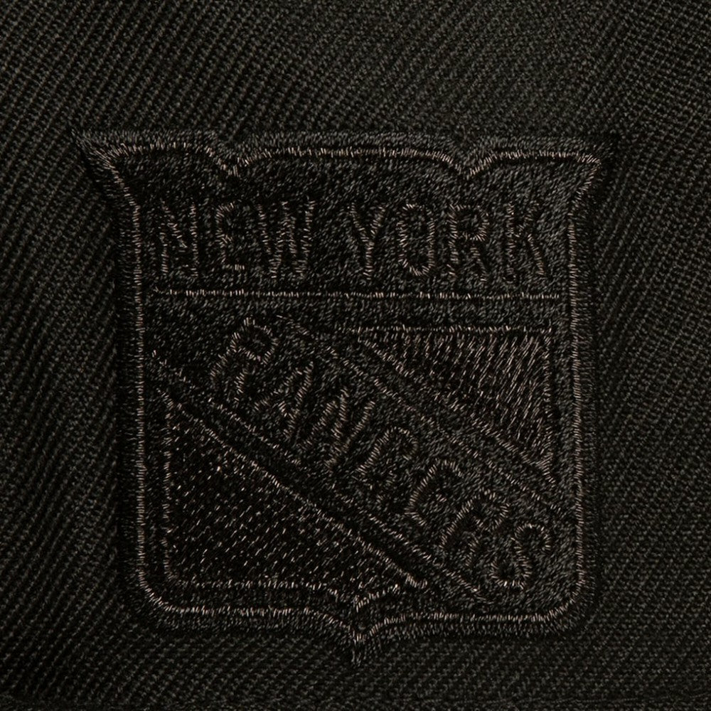 New York Rangers Mitchell & Ness Soul Strike Pearl Tonal Snapback Hat - Black | US 201692979