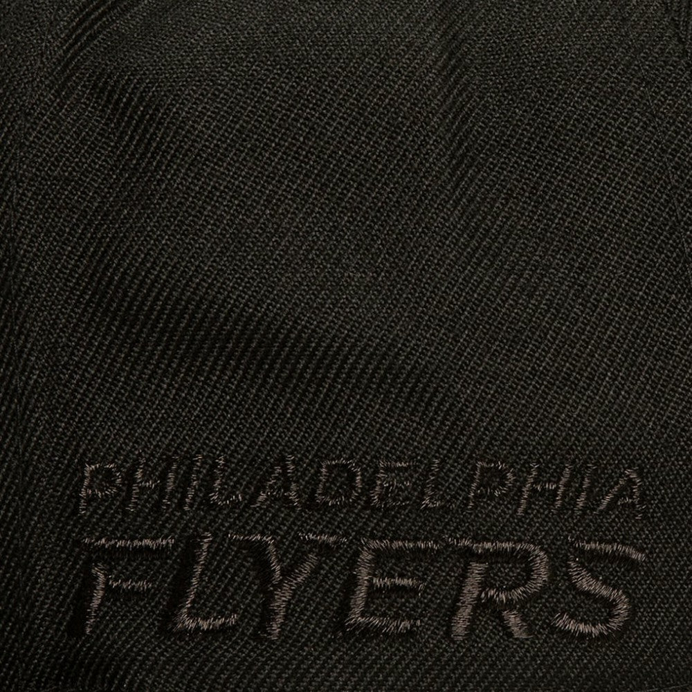 Philadelphia Flyers Mitchell & Ness Soul Strike Pearl Tonal Snapback Hat - Black | US 201692980