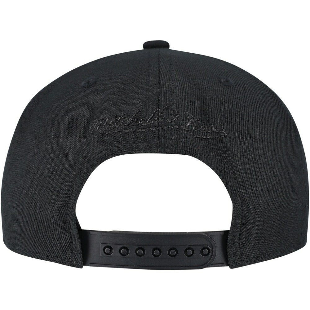 Pittsburgh Penguins Mitchell & Ness Soul Strike Pearl Tonal Snapback Hat - Black | US 201692981