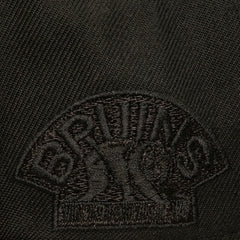 Boston Bruins Mitchell & Ness Soul Strike Pearl Tonal Snapback Hat - Black | US 201692989