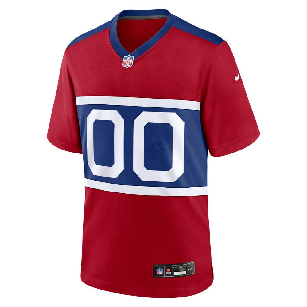 New York Giants Alternate Game Custom Jersey - Century Red Jerseys