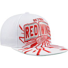 Detroit Red Wings Mitchell & Ness Youth After Shock Snapback Hat - White | US 201693031