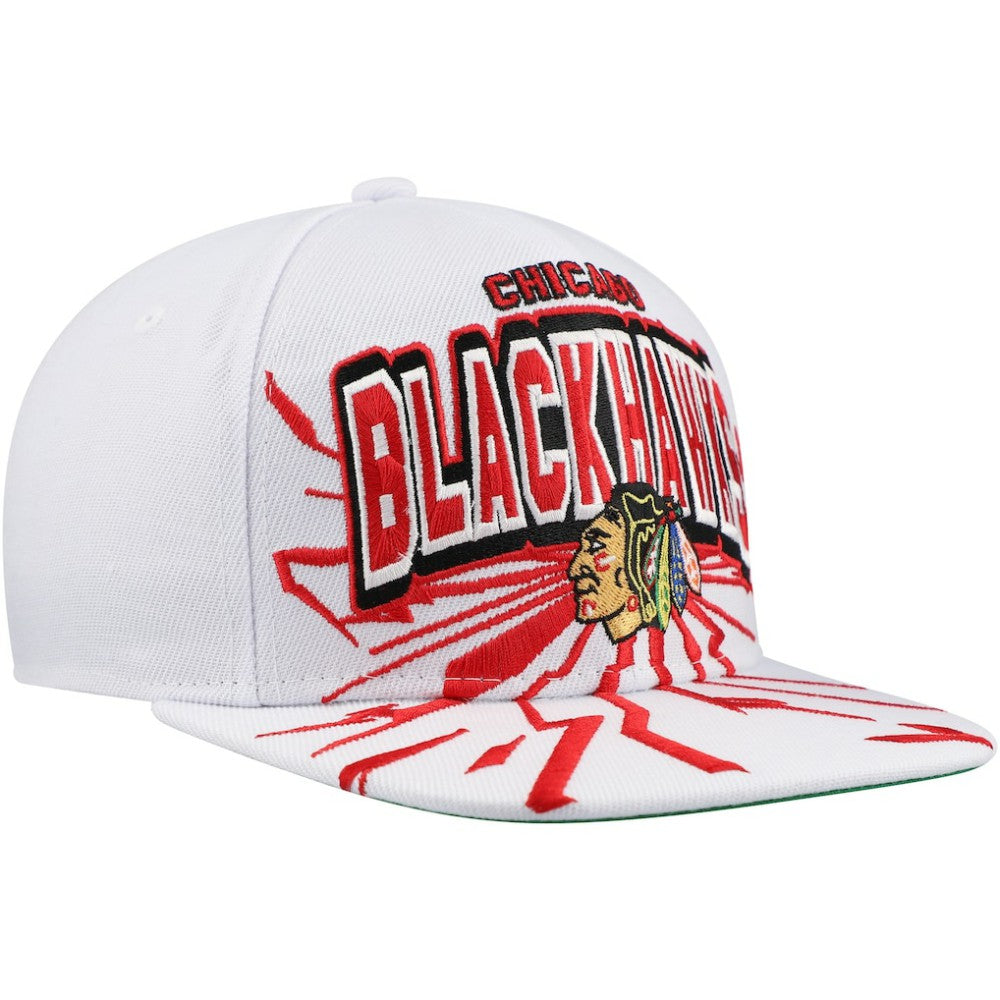 Chicago Blackhawks Mitchell & Ness Youth After Shock Snapback Hat - White | US 201693034