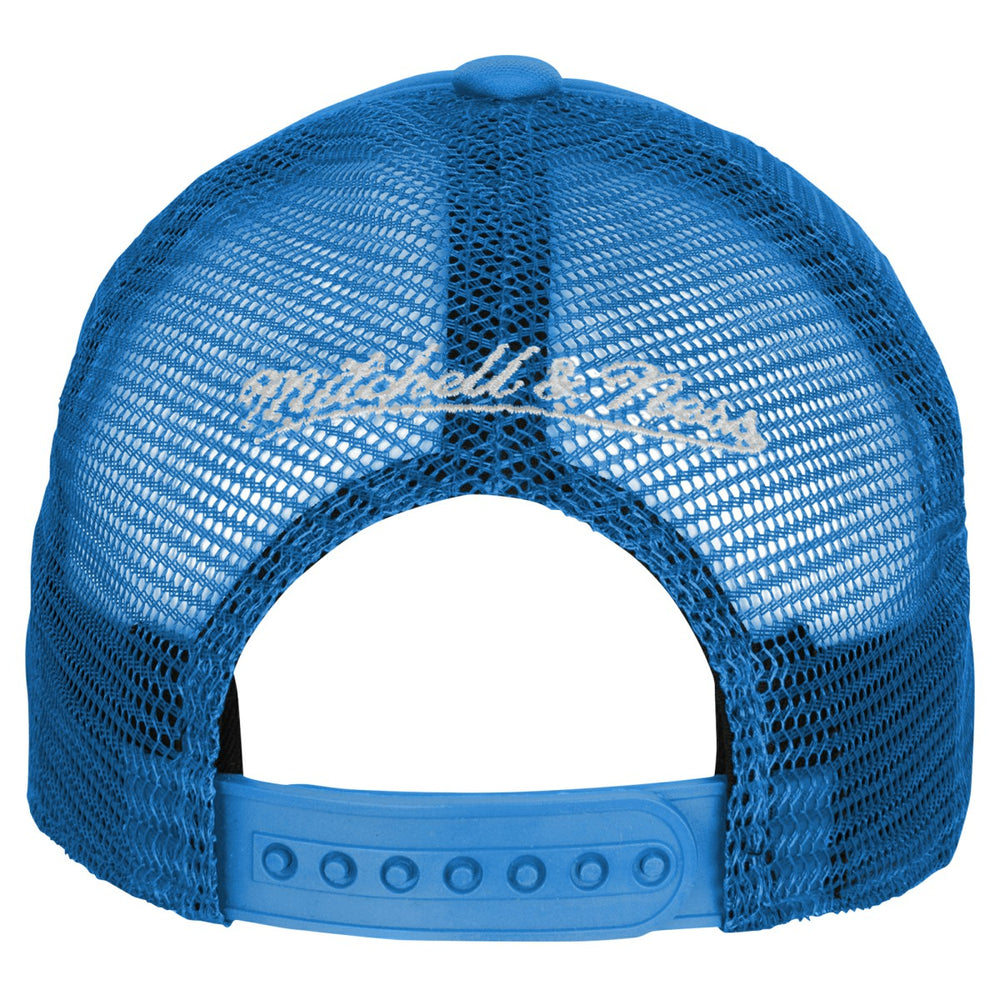 Los Angeles Lakers Youth Core Evergreen Trucker Adjustable Hat Light Blue - Mitchell & Ness