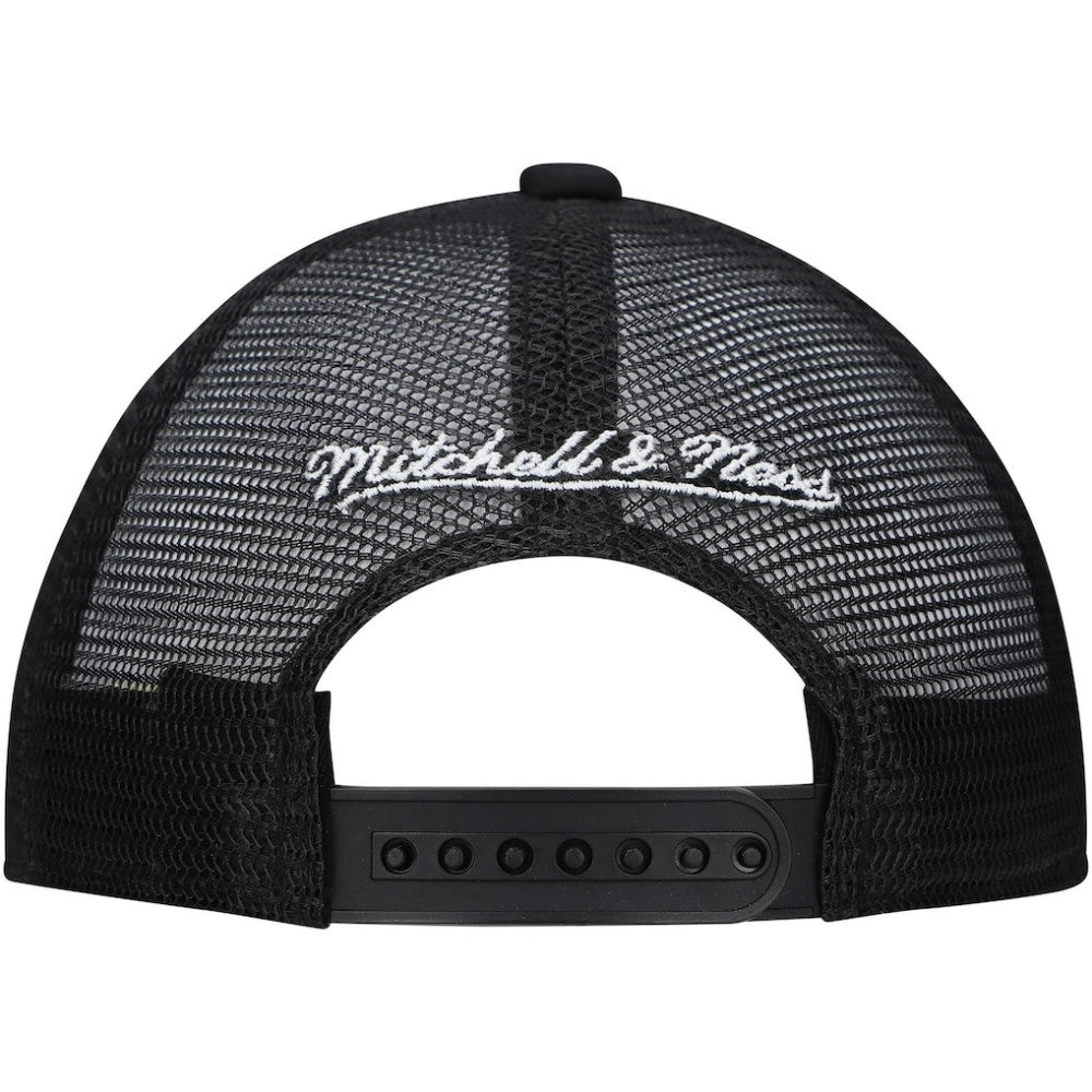 Chicago Blackhawks Mitchell & Ness Youth Core Trucker Adjustable Hat - Black | US 201693057