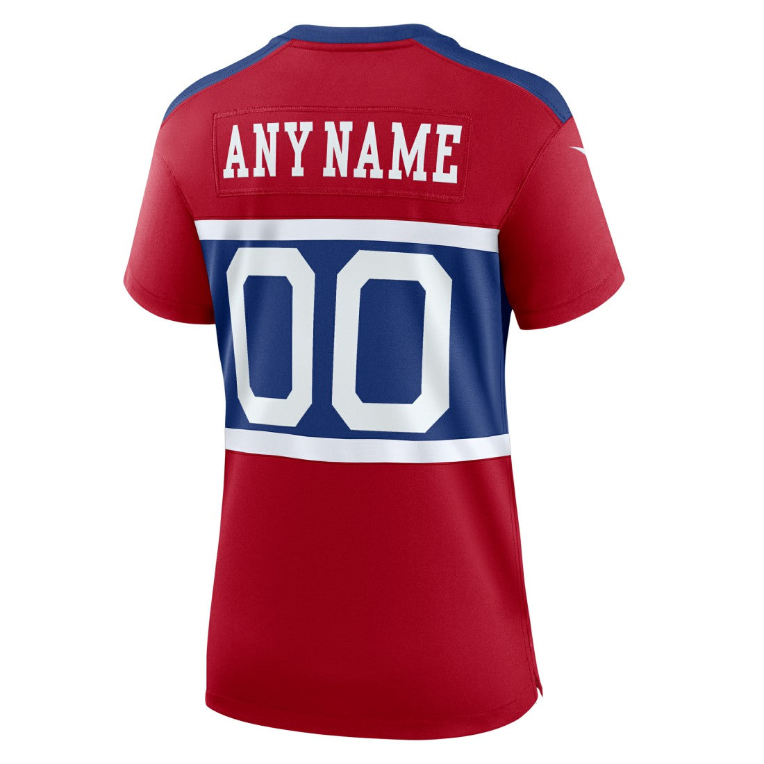 New York Giants Women's Alternate Game Custom Jersey - Century Red Jerseys