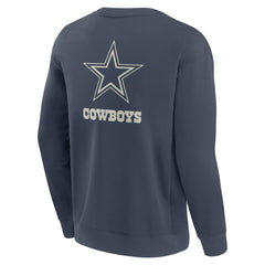 Dallas Cowboys Elements Future Ground Lettering Pullover Sweatshirt - Navy Pullover