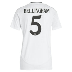 Jude Bellingham Real Madrid Women's 2024/25 Home Replica Player Jersey White - Adidas outlet