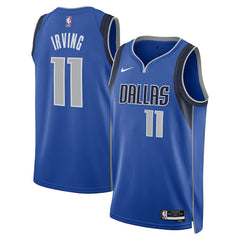 Kyrie Irving Dallas Mavericks Unisex Badge Swingman Replica Jersey Icon Editi- Blue - Nike