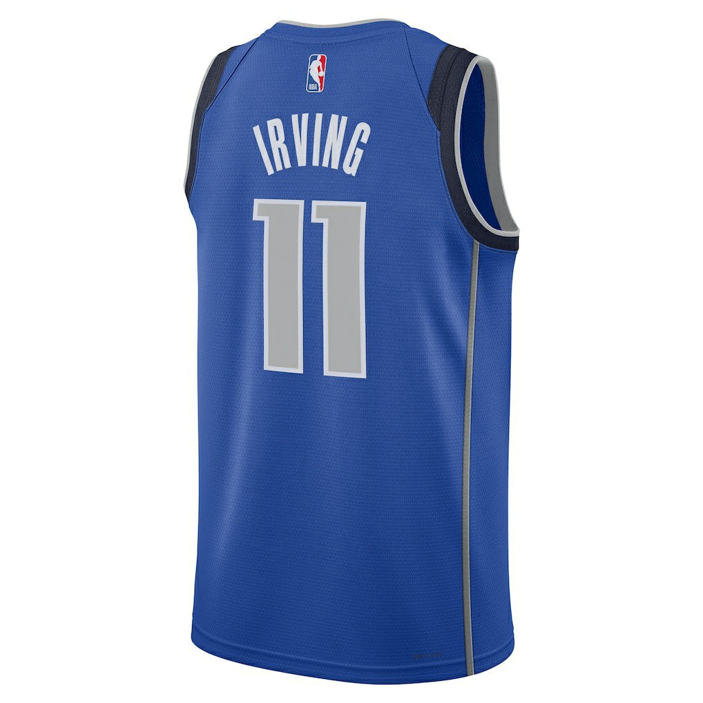 Kyrie Irving Dallas Mavericks Unisex Badge Swingman Replica Jersey Icon Editi- Blue - Nike