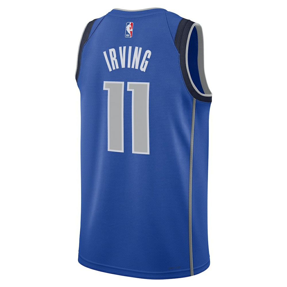 Kyrie Irving Dallas Mavericks Unisex Badge Swingman Replica Jersey Icon Editi- Blue - Nike