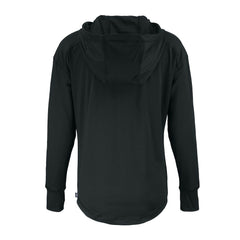 Denver Broncos Cutter & Buck Women's Daybreak Eco Recycled Half-Zip Hoodie - Black Hoodies