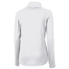 Minnesota Vikings Cutter & Buck Women's Adapt Eco Knit Stretch Recycled Half-Zip Pullover Top - White Pullover