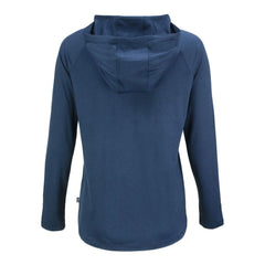 Chicago Bears Cutter & Buck Women's Coastline Epic Comfort Eco Recycled Long Sleeve Hoodie T-Shirt - Navy Hoodies