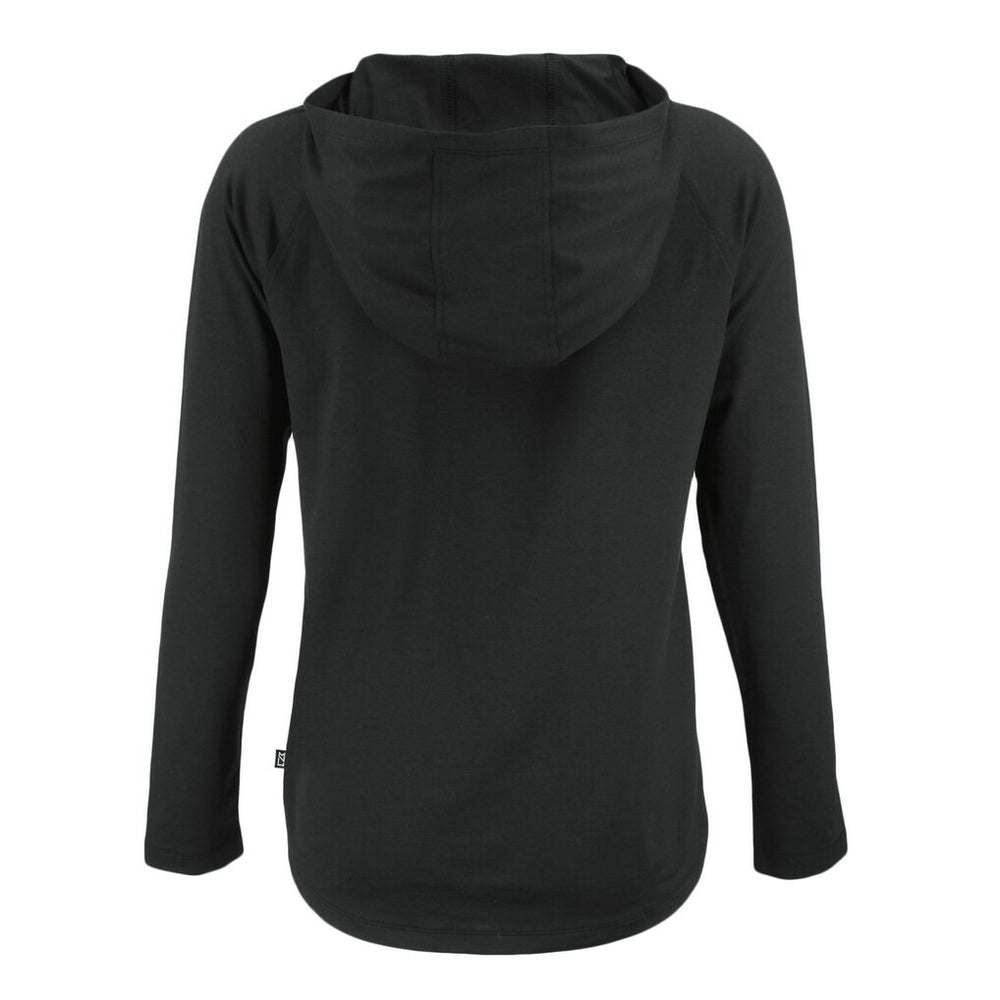 Green Bay Packers Cutter & Buck Women's Coastline Epic Comfort Eco Recycled Long Sleeve Hoodie T-Shirt - Black Hoodies