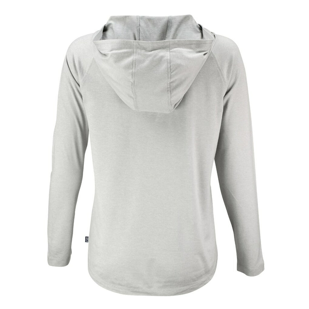 Green Bay Packers Cutter & Buck Women's Coastline Epic Comfort Eco Recycled Long Sleeve Hoodie T-Shirt - Gray Hoodies