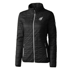 Arizona Cardinals Cutter & Buck Women's Rainier PrimaLoft Eco Insulated Full-Zip Puffer Jacket - Black Jackets