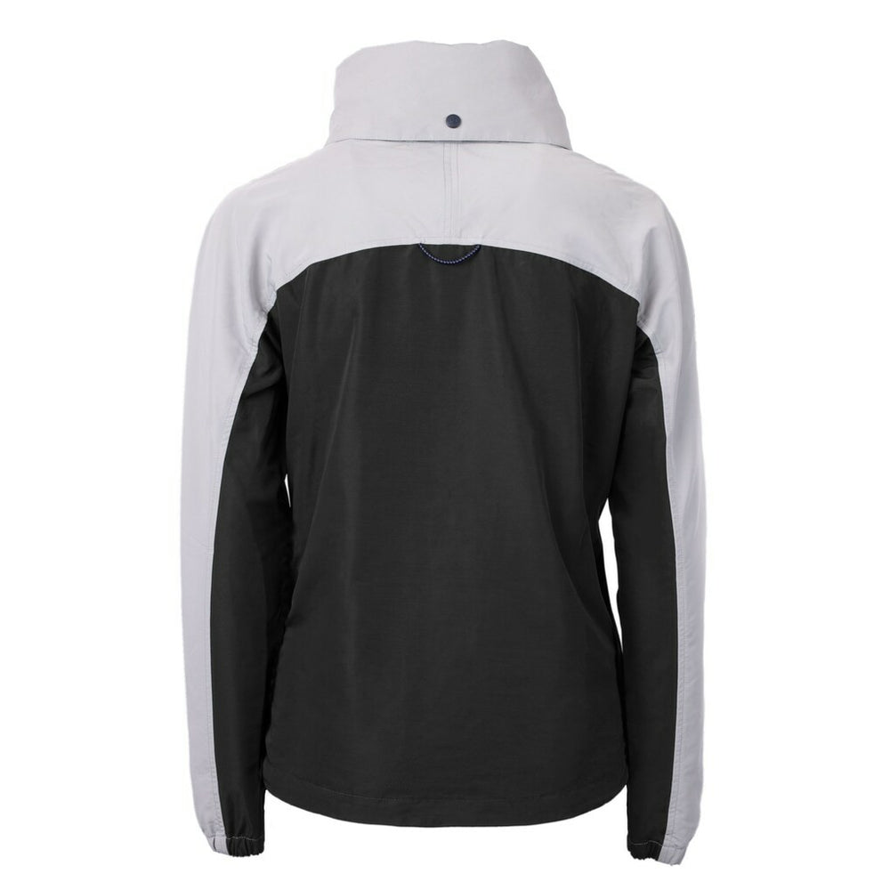 Buffalo Bills Cutter & Buck Women's Charter Eco Recycled Half-Zip Hoodie Anorak Jacket - Black Hoodies