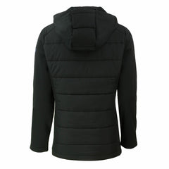Denver Broncos Cutter & Buck Women's Evoke Hybrid Eco Softshell Recycled Full-Zip Hoodie Jacket - Black Hoodies