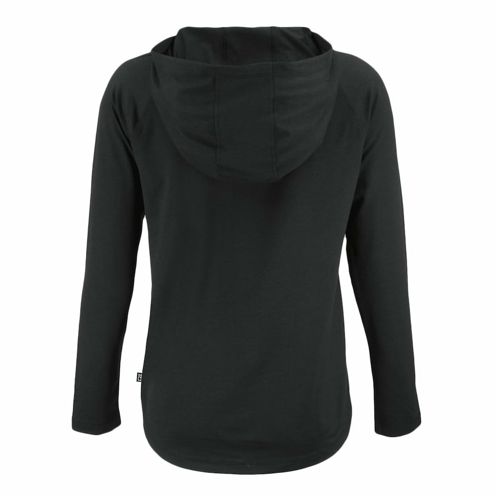 Philadelphia Eagles Cutter & Buck Women's Coastline Epic Comfort Eco Recycled Long Sleeve Hoodie T-Shirt - Black Hoodies