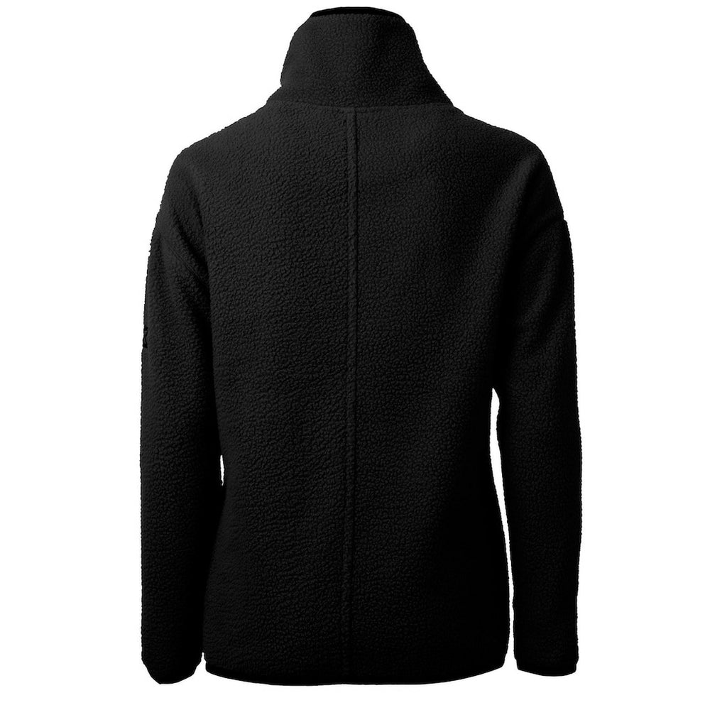 Minnesota Vikings Cutter & Buck Women's Cascade Eco Sherpa Fleece Half-Zip Jacket - Black Jackets