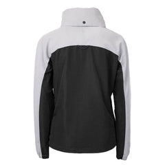 San Francisco 49ers Cutter & Buck Women's Charter Eco Recycled Half-Zip Hoodie Anorak Jacket - Black/Gray Hoodies