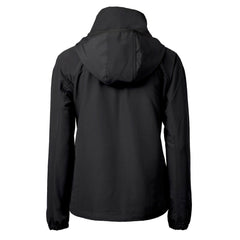 Seattle Seahawks Cutter & Buck Women's Charter Eco Recycled Half-Zip Hoodie Anorak Jacket - Black Hoodies