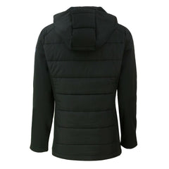 New York Giants Cutter & Buck Women's Evoke Hybrid Eco Softshell Recycled Full-Zip Hoodie Jacket - Black Hoodies