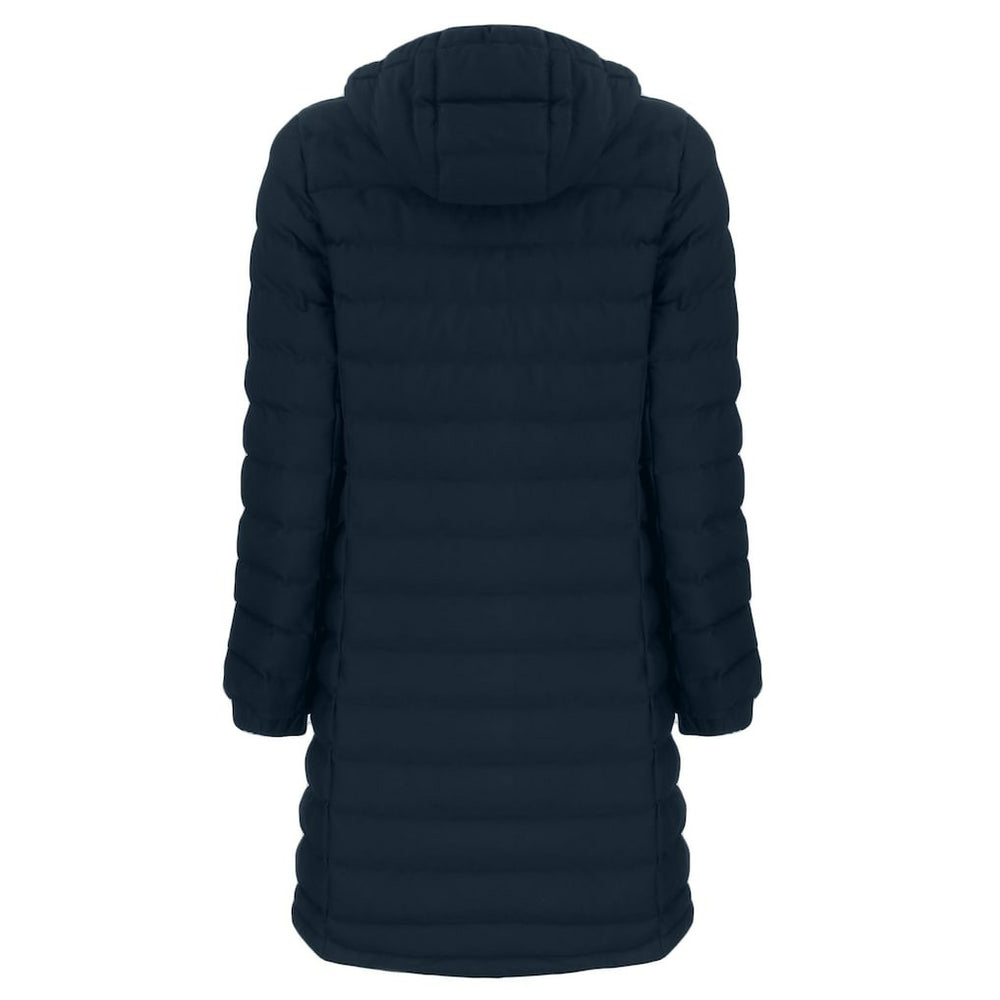 New England Patriots Cutter & Buck Women's Mission Ridge Repreve Eco Insulated Full-Zip Hoodie Long Puffer Jacket - Navy Hoodies