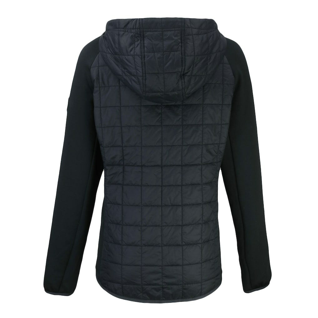 Seattle Seahawks Cutter & Buck Women's Rainier PrimaLoft Eco Hybrid Full-Zip Hoodie Jacket - Black Hoodies