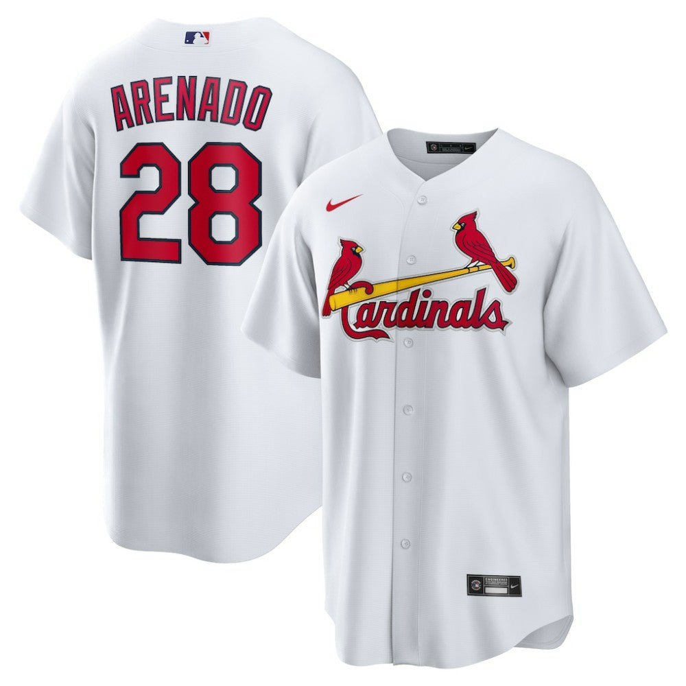 Nolan Arenado St. Louis Cardinals Nike 2024 Home Replica Jersey - White Jerseys