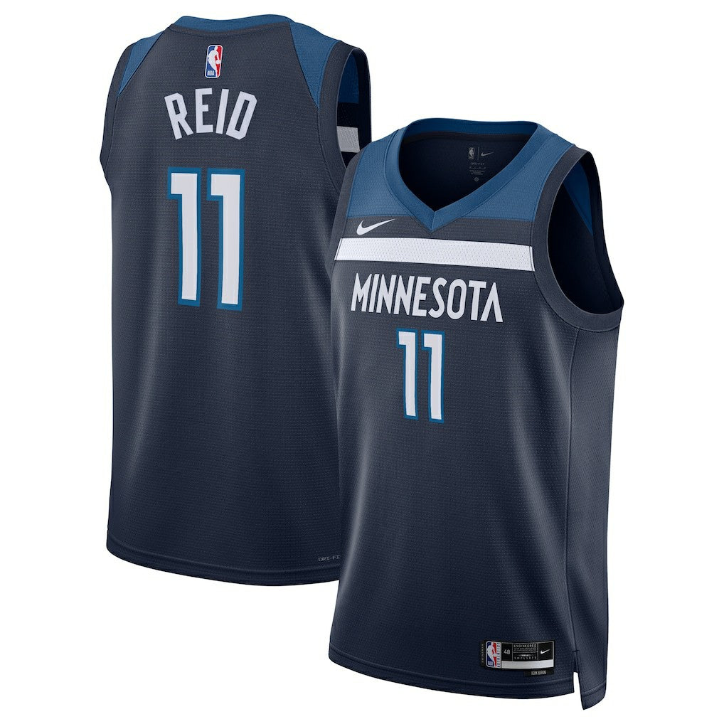 Naz Reid Minnesota Timberwolves Unisex Swingman Replica Jersey Icon Edition Navy - Nike