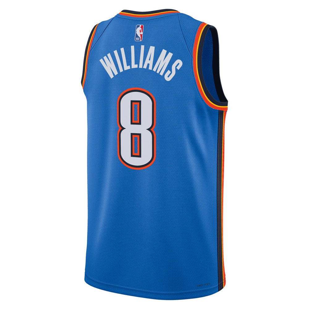 Jalen Williams Oklahoma City Thunder Unisex Swingman Replica Jersey Icon Edition Blue - Nike