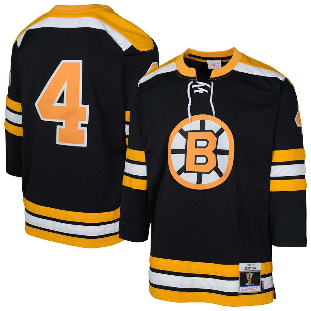 Bobby Orr Boston Bruins Mitchell & Ness Youth  Power Play Player Jersey - Black | US 201700172