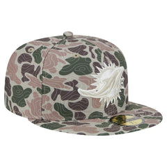 Miami Dolphins New Era Geo Camo 59FIFTY Fitted Hat