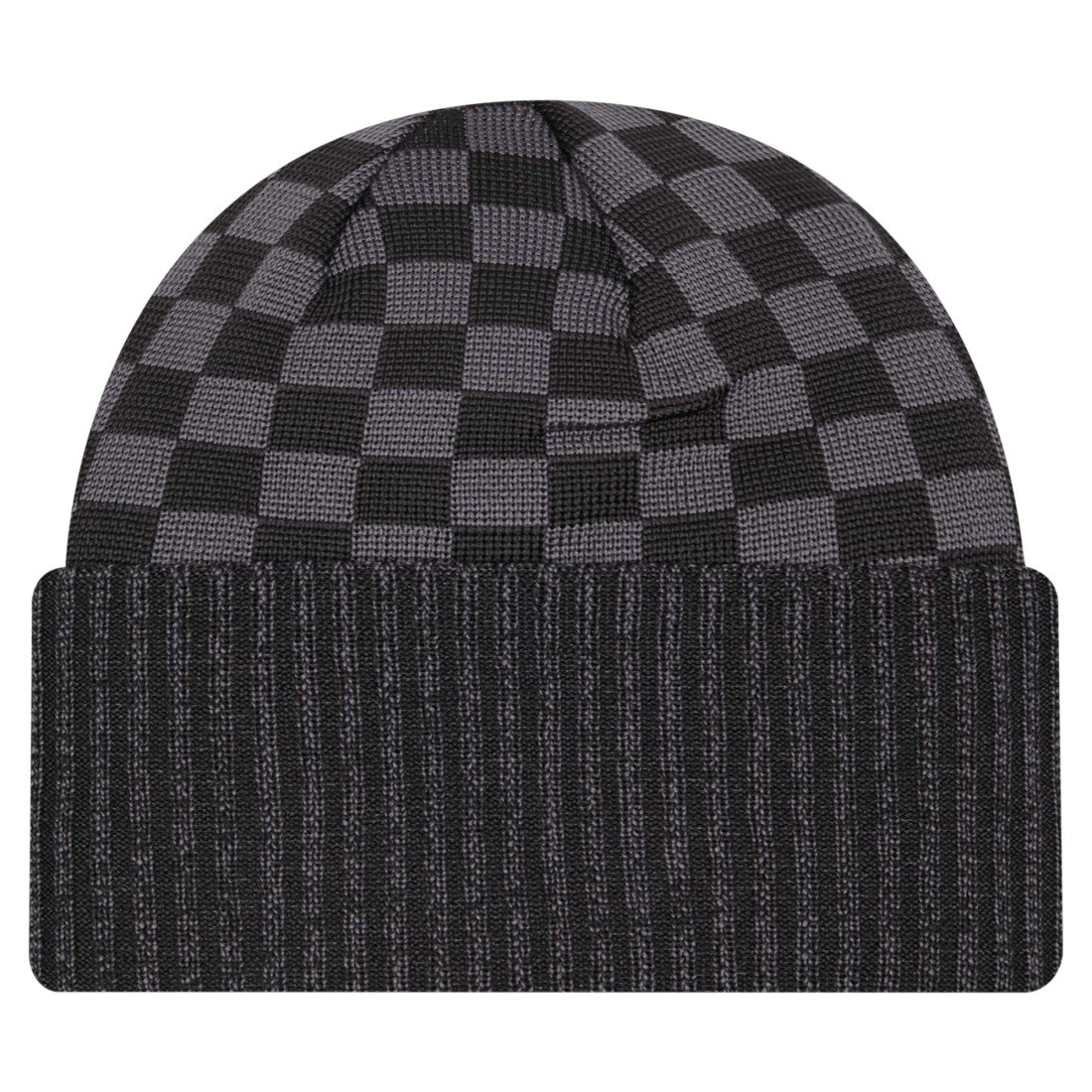 New York Jets New Era Checkered Cuffed Knit Hat - Black Hats
